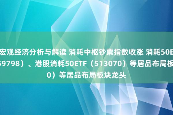 宏观经济分析与解读 消耗中枢钞票指数收涨 消耗50ETF（159798）、港股消耗50ETF（513070）等居品布局板块龙头