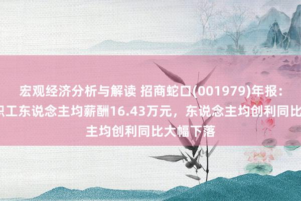 宏观经济分析与解读 招商蛇口(001979)年报：2024年职工东说念主均薪酬16.43万元，东说念主均创利同比大幅下落